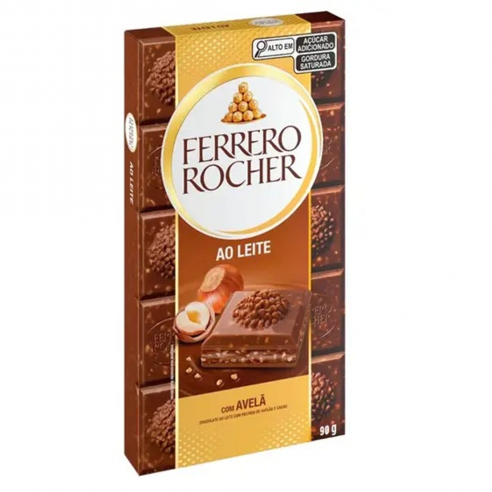 Barra Ferrero Rocher Ao Leite com Avelã