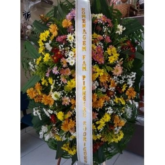 Coroa Fúnebre Flores do Campo