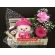 Cesta Urso Rosa Com Carinho