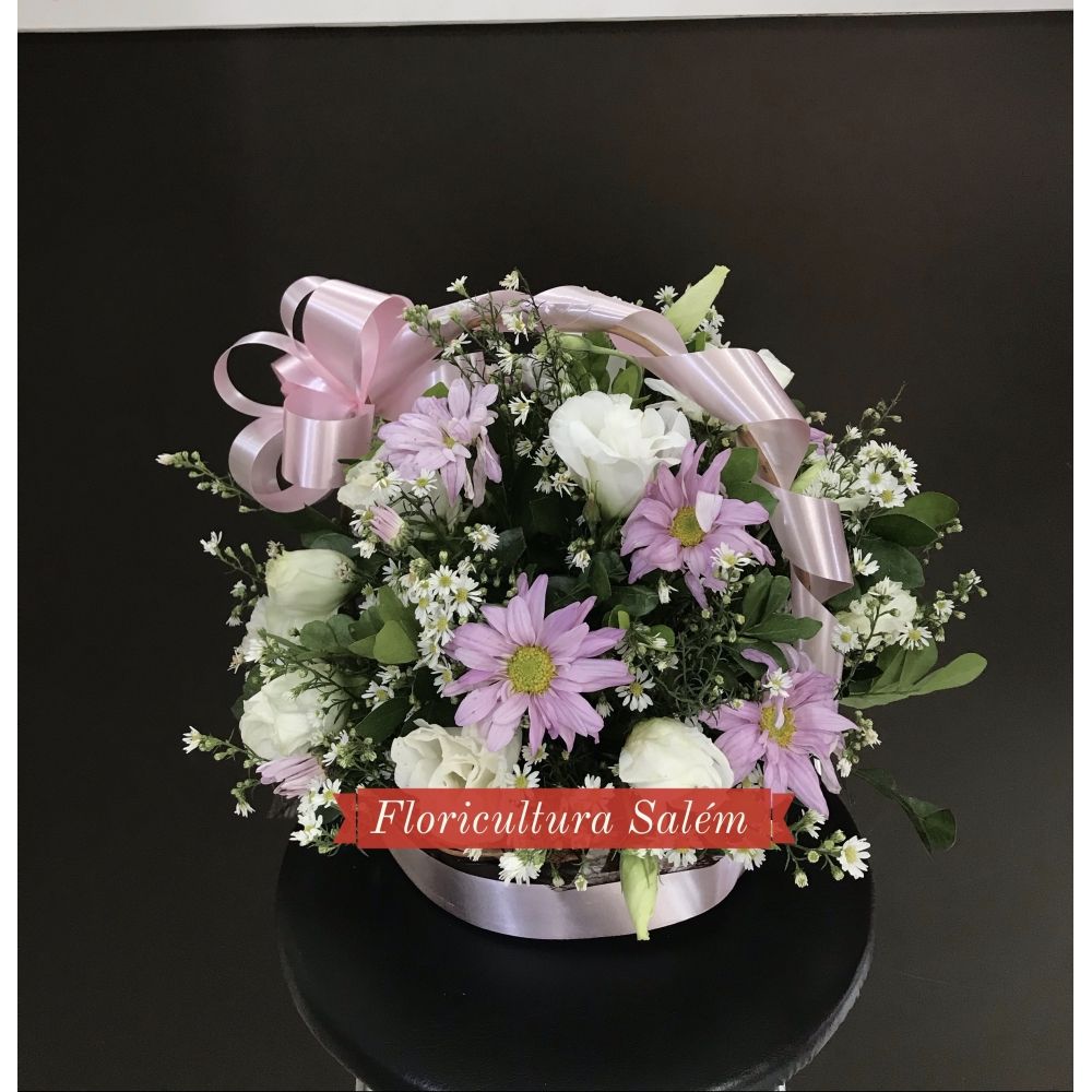 Cesta de Flores do Campo Natural