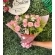 Buquê em Tons rosas c/ embalagem especial