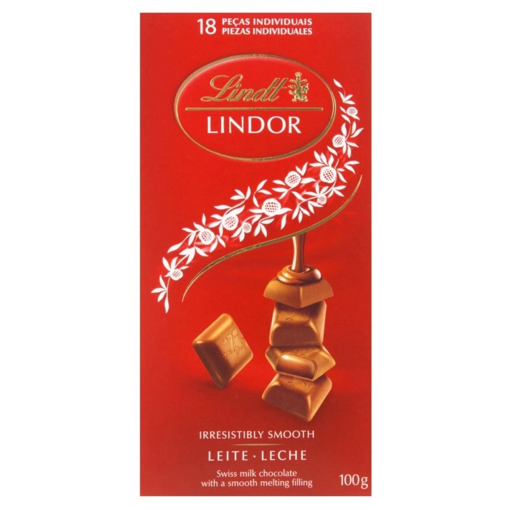 Chocolate Suíço Lindor Milk LINDT 100g