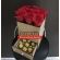 Caixa MDF 9 Rosas C/Gaveta Ferrero Rocher