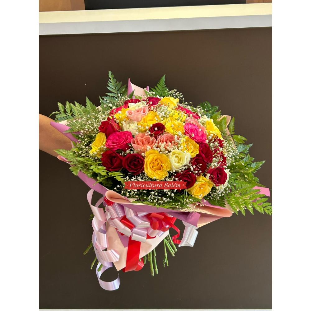Buque 40 Rosas Premium