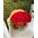 Buquê Premium 60 Rosas vermelhas