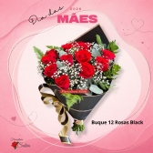 Buquê 12 Rosas BLACK
