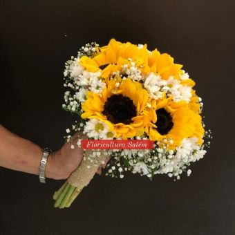 Buquê de Noiva Girassóis