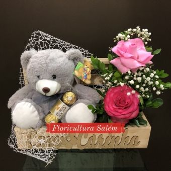 Cesta Com Carinho Urso