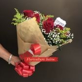 Buquê 12 Rosas Vermelhas Paper Premium