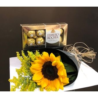 Kit 1 Girassol C/ Ferrero Rocher