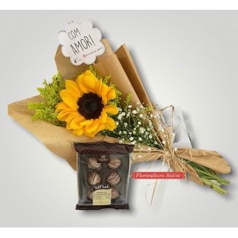 Girassol Especial com Cacau Show