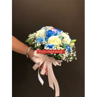 Buquê de Noiva 6 Rosas Mix