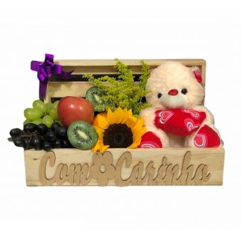 Cesta Carinho C/Frutas