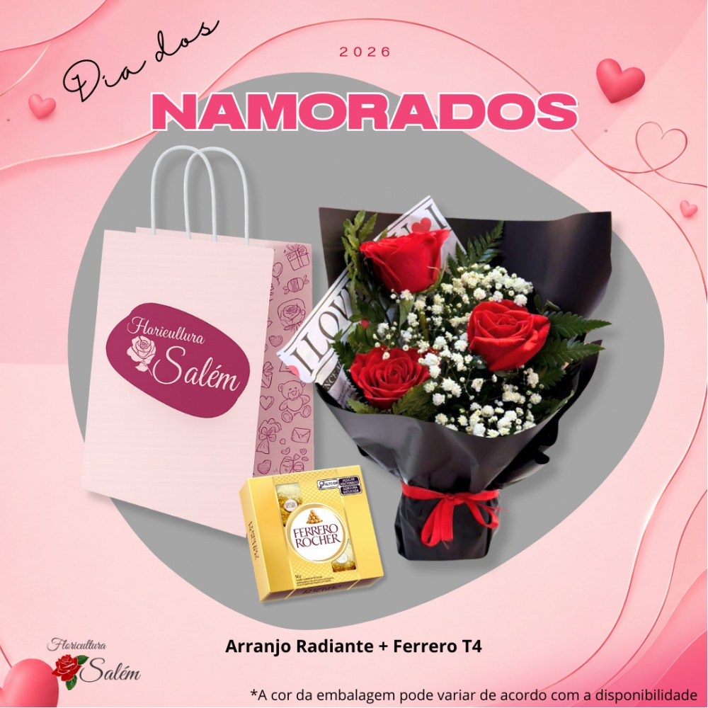 Kit Arranjo Radiante + Ferrero T4