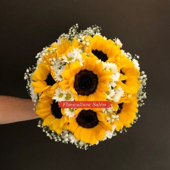 Buquê de Noiva Girassóis