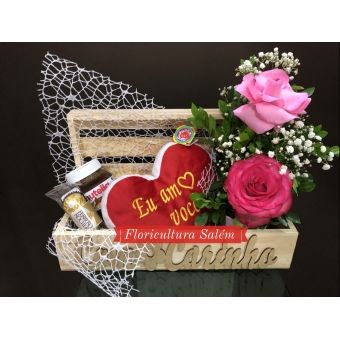 Cesta Com Carinho Coração