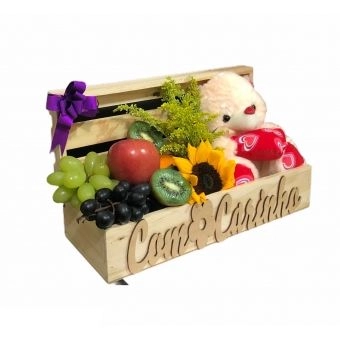 Cesta Carinho C/Frutas