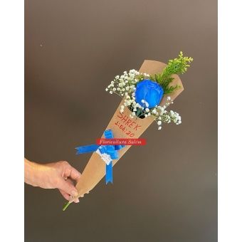 Rosa Azul Com Trecho Shrek