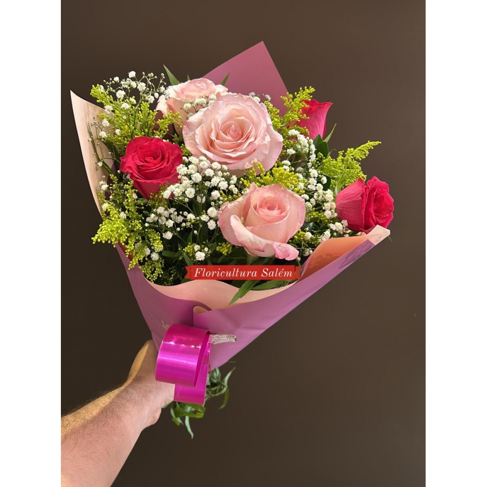 Buquê Tons Rosas