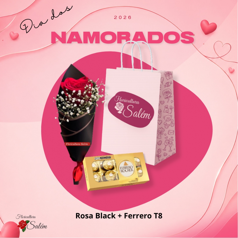 Kit Rosa Black c/ Ferrero Rocher